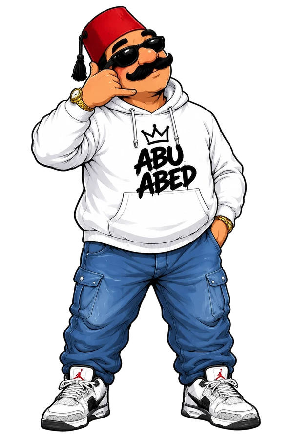 Abu Abed au téléphone